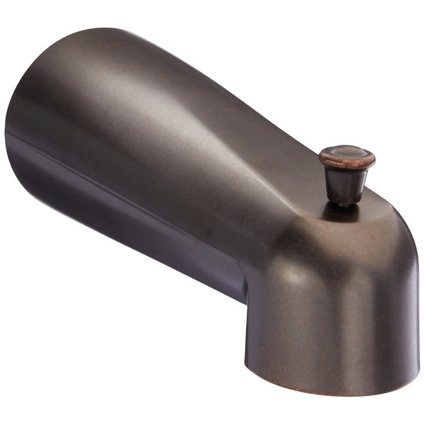 Moen 3853ORB Replacement 7-Inch Tub Diverter Spout 1/2-Inch Slip Fit Connection, Oil Rubbed Bronze