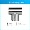 ODYSUNRAL Marine Boat Hand Rail Detachable Tee for 7/8 inch