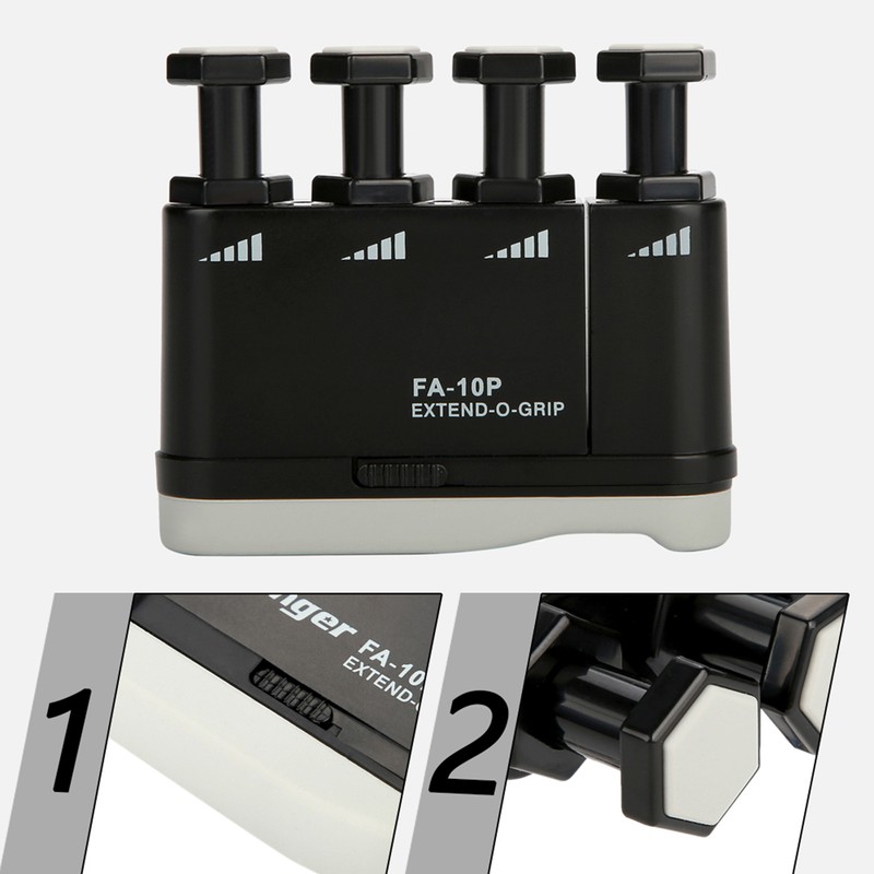 Guitar Piano Finger Exerciser Hand Grip Trainer Strengthener Musical Instruments