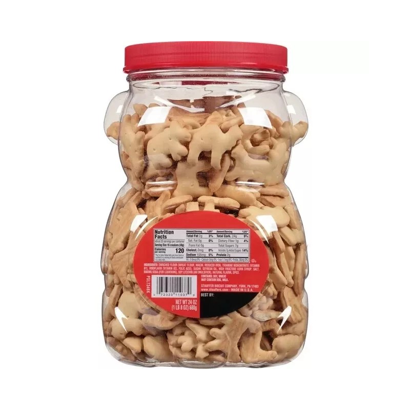 Stauffer's Original Animal Crackers, 24 oz Bear Jug