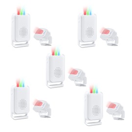 Nineleaf Entrance Alarm Chime for Business, Door Chime with Motion Detector, Store Door Alarm for Inside Homes, Businesses, Stores,5PK