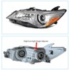 Pair Headlight Assembly Set For 2015 2016 2017 Toyota Camry
