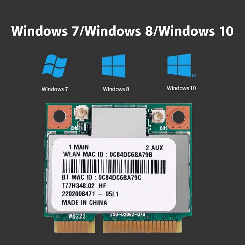 WIFI Card Network Atheros AR9462 AR5B22 Mini PCI-E 802.11N WIFI