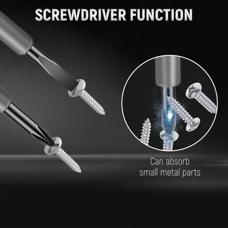 2PCS Electrical Tester Screwdriver,Electrical Screwdriver,High Torque Strong Magnetic Screwdriver Electricity