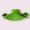 AriesMu convenient pasta strainer, with clips for pot, strains water