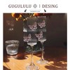 2Pcs Pink Butterfly Wine Glasses, 3D Butterfly Champagne Cups Drinking