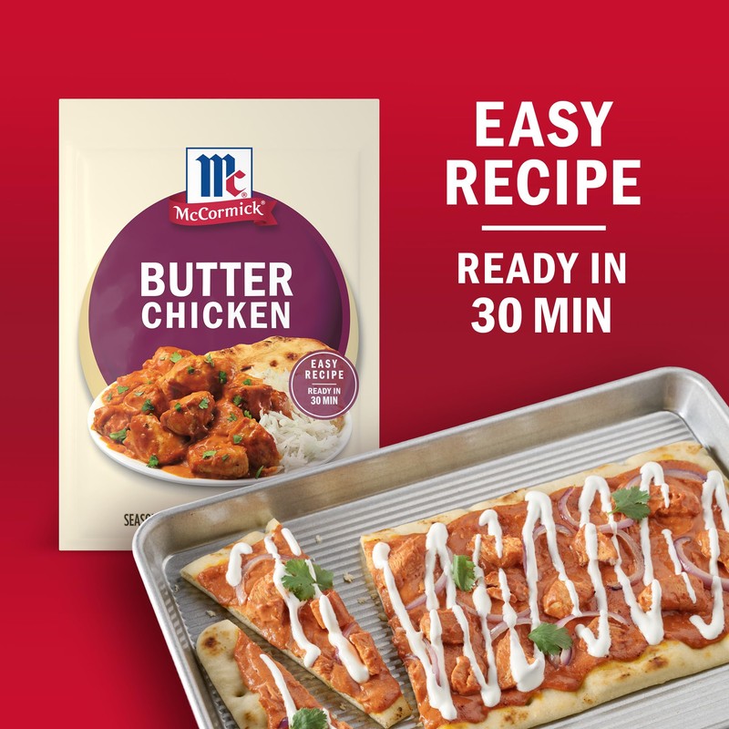 McCormick Seasoning Mix, Butter Chicken, For Aromatic Indian Butter Chicken