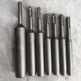 Brocas de Martillo, Redondo, Resistente a la Oxidación, Varilla de Tierra de Alta Resistencia, Resistente para Varillas de Tierra de 5/8 Pulgadas y 3/4 Pulgadas (20 mm/0,8