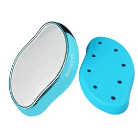 Liane Heels, Exfoliating Nano Glass, Foot File, Exfoliating - Crystal Glass, Heel File, Foot Care Tool, Exfoliating File, Dry and Wet Use, Unisex, Blue