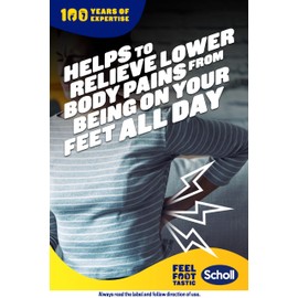 Scholl In-Balance Lower Back Orthotic Insole, Medium Size, 7 - 85