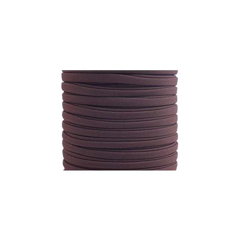 Konmay 1 Roll 20 Meters 5.0mm Flat Elastic Cord Stitched