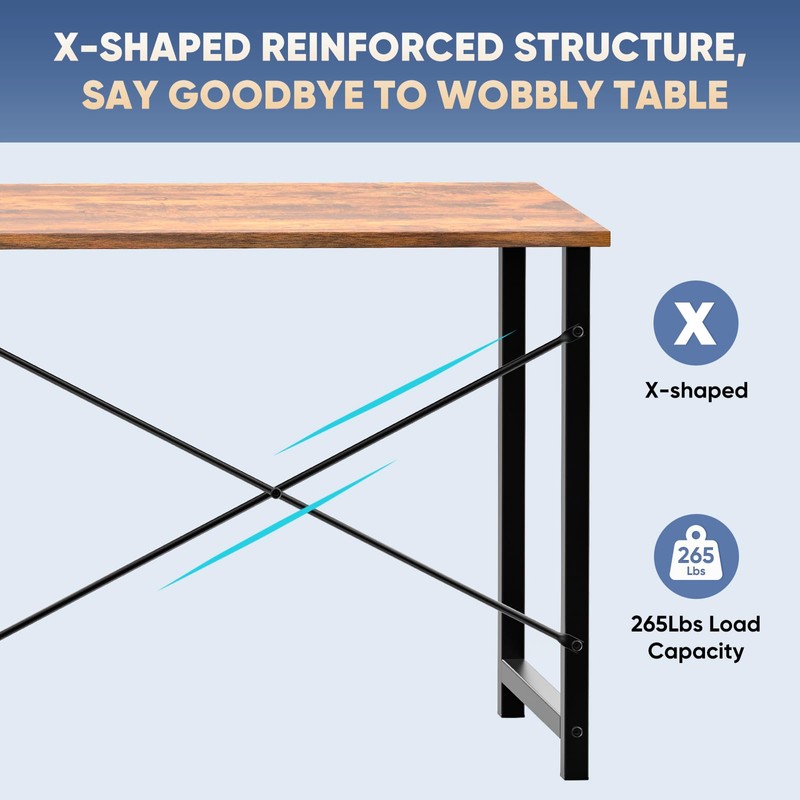DUMOS 32 in Small Computer Desk for Home Office, Modern
