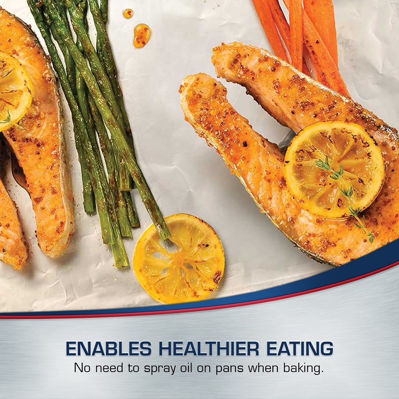 ALCAN Aluminum Foil Non-Stick Baking, 12 Inches x 80 Feet