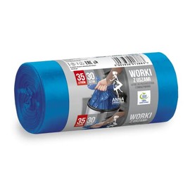 Anna Zaradna Az1-Wns-3883V1 Bin Liners, Blue, 35 L