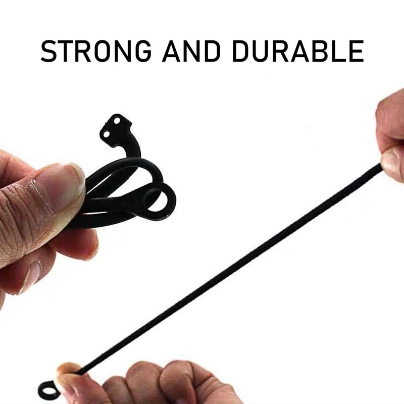 2 Pieces Fuel Cap Fixing Wire Fuel Tank Cap Rubber