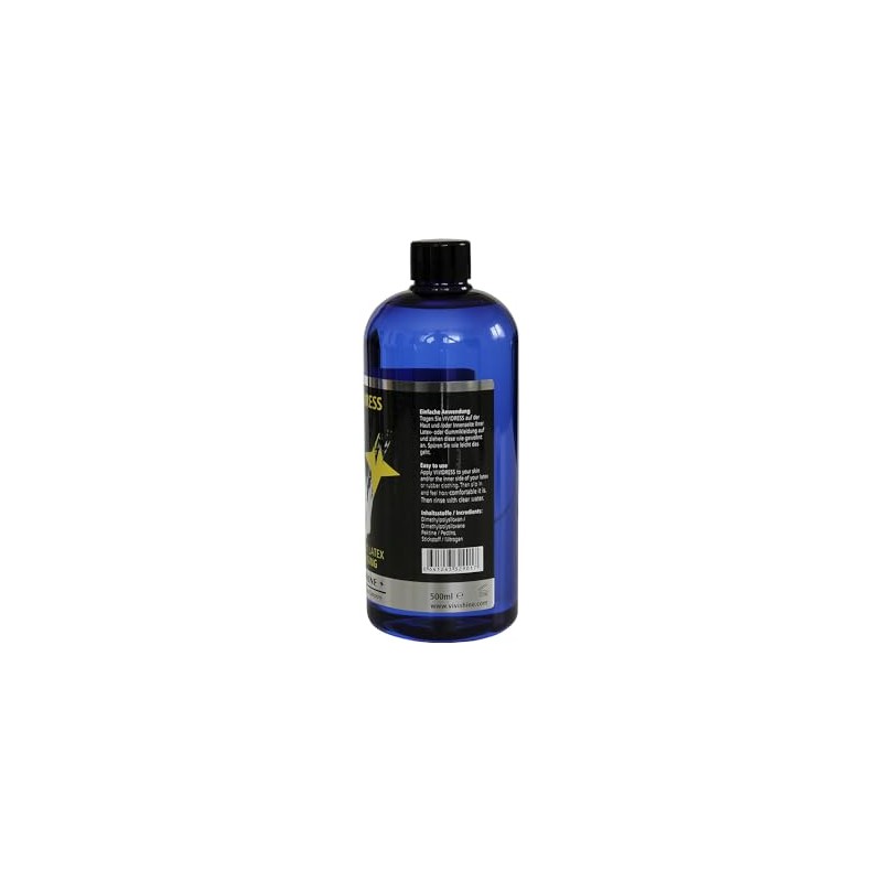 Vivishine Vividress 500ml Dressing Aid - for Latex Clothing, Clear