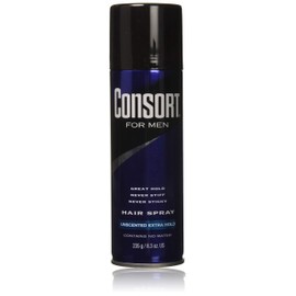 Consort For Men Hair Spray Unscented Extra Hold 8.30 oz (Pack of 3)