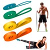 Set of 4 Elastic Resistance Bands for Fitness Crossfit Training