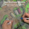 DND Battle Map Book – 40 Reusable Wet/Dry Erase Mats,