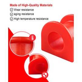 QAGGUM Rear Sway Bar Bushings Fit for Toyota Lexus 4Runner 1996-2009 GX470 2003-2009 Replace 8.5141R, 26mm Diameter