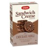 Dare Chocolate Fudge Sandwich Crème Cookies, Plant Based, Kosher, 10.20
