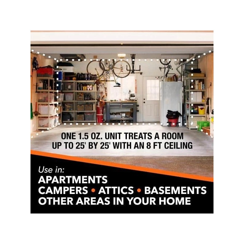 Raid Concentrated Deep Reach Pest Killer and Roach Fogger, 1.5