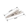 Jabinco (Pack of 100pcs) 35mm Metal Alligator Clip