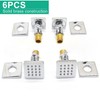 Backnets Brass Shower Body Jets with Adjustable Flow, Massage Spa