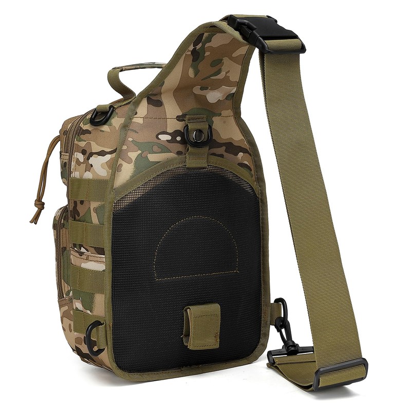 HPDF Tactical Sling Backpack Military Crossbody Bag Pack for Mens