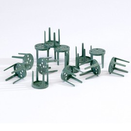 Pack of 100 OASIS® Green Plastic Pin Holders