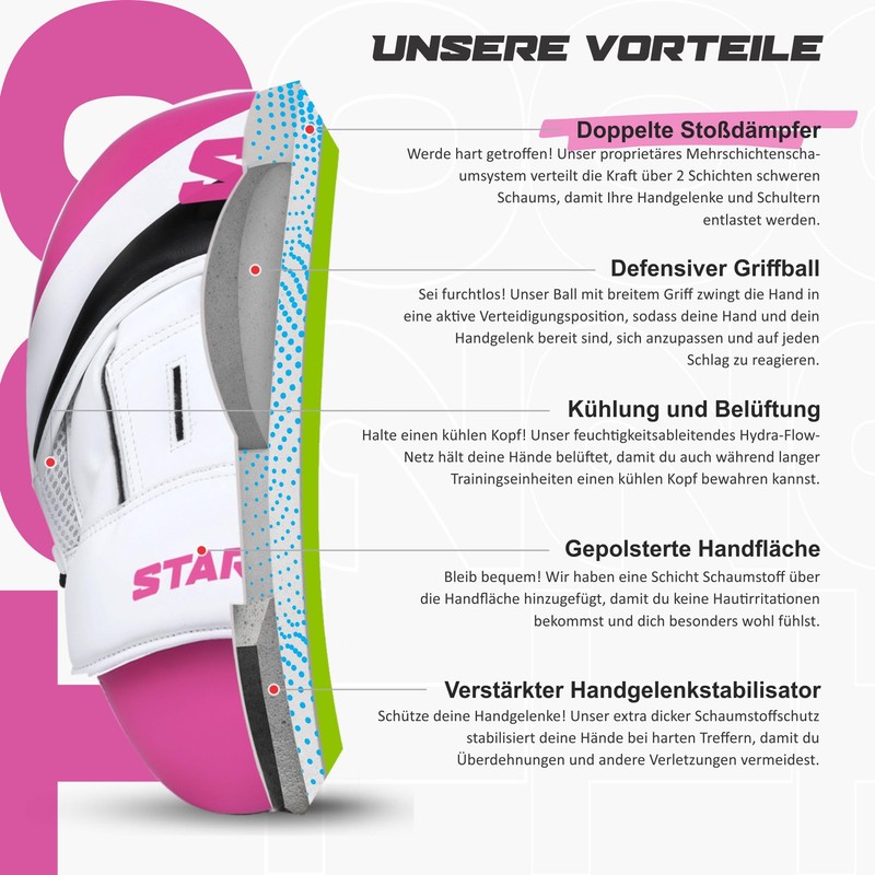 Starpro Box Pads for Realistic & Effective Training Pads Boxing,