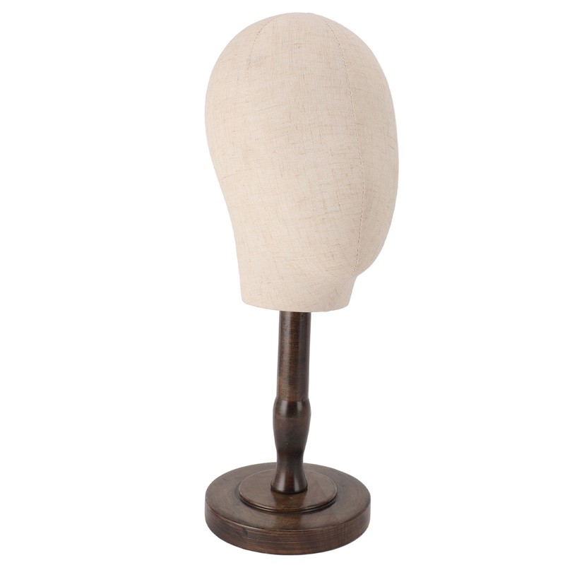 Wig Head Stand Non Woven Fabric Mannequin Head Hat Display