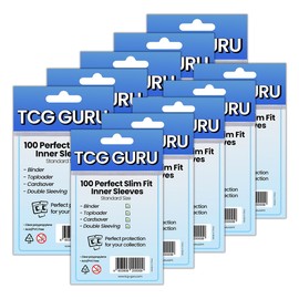 10 x 100 TCG Guru Perfect Size Fit Inner Sleeves/Standard Size/Soft Sleeve