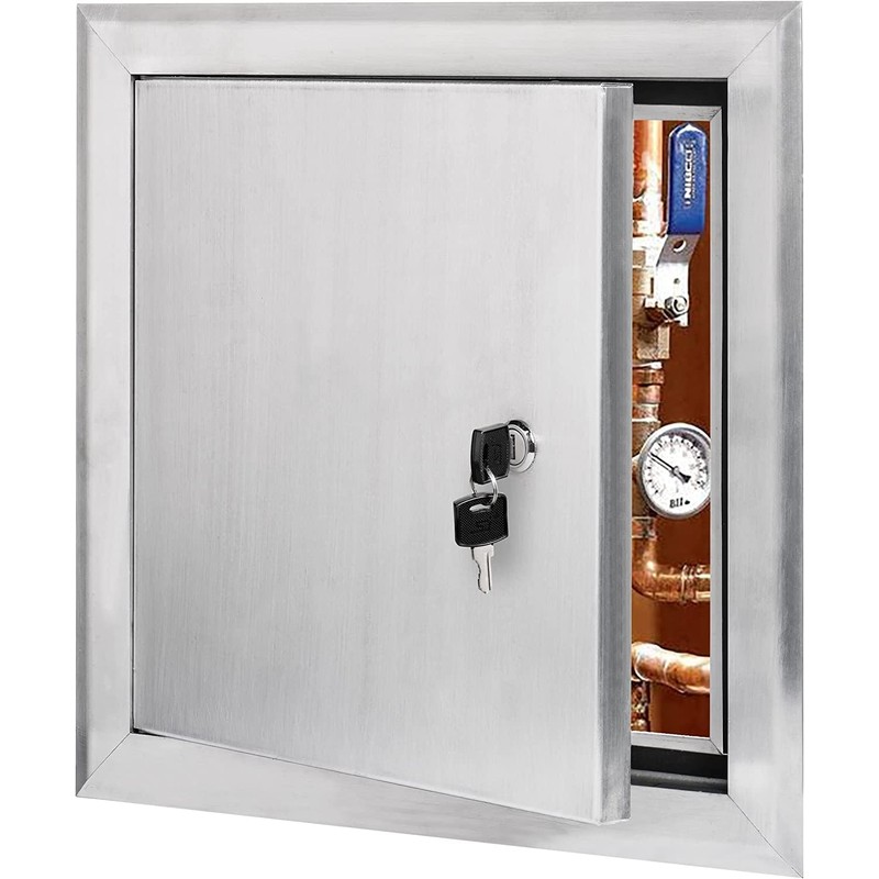 Premier 12x12 Universal Aluminum Access Panel Door with Keyed Latch,
