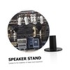 DOITOOL 2pcs Audio Stand Base Stand Riser Speaker Bracket Loudspeaker