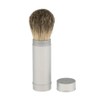 Silver Shaving Brush tube Beard Full Size Shave Brush Tool