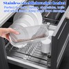 AojSup Dishwasher Chopstick Basket for Small Items, Stainless Steel Utensil