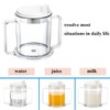 PENINSULA LOVE Double Handle Adult Sippy Cup Transparent Plastic Mug