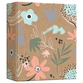 Home Collection Brown Floral Slip In Photo Album 80 Photos 10 x 15 cm