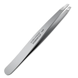 Pinzas planas de precisión de acero inoxidable para cejas para mujeres, para vello facial y depilación encarnada, herramientas de belleza