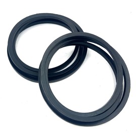 RHKING 2PCS A Type Rubber V-Belt Drive Belt Triangular V-Belt 1575mm(62") Inside Circumference 13mm(0.51") Width 8mm (0.32") Height A1575Li