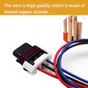 LIZAPUS 3-PIN Front Turn Signal Lights Connector Compatible with Freightliner