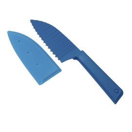 Kuhn Rikon Colori+ Krinkle Cut Garnish Knife, Blue