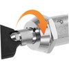 Thread Lock 16mm Tubular Cam Lock, 5/8" Single Cylinder Door