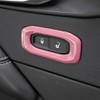 Inner Door Lock Switch Button Bezel Trim Cover Compatible with