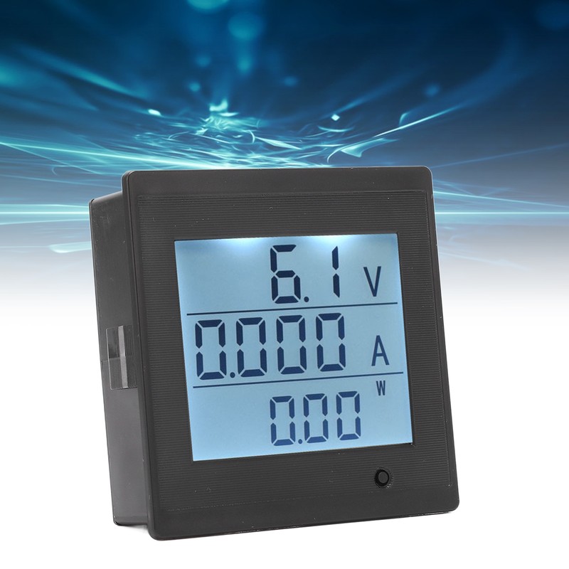 Digital Voltmeter LCD Screen Current Meter DC 6‑200V Volt Monitor