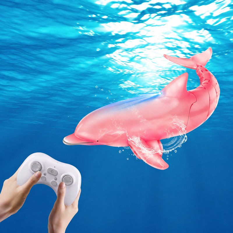 Remote Control Shark Pool Toy – 2.4GHz RC Swimming Shark