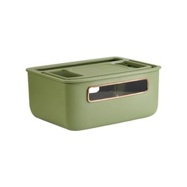 Router Storage Box Multi Hole Detachable Design Plastic Anti Drop Cable Management Case Green Single Layer