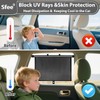 Sfee Car Window Shades for Baby-2 Pack Retractable Side Window