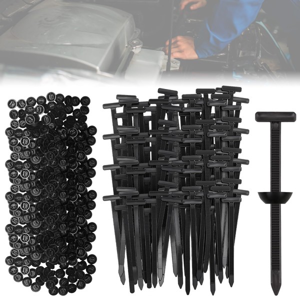 150Pcs Nylon Universal Cable Tie Buckle Heavy Duty Self-Locking Zip